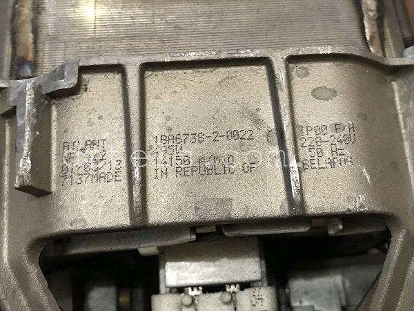 Двигун (мотор) Atlant 1BA6738-2-0022 495W для пральної машини Атлант (Б/У)